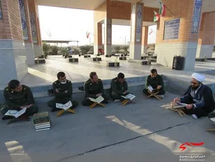 مراسم میثاق با شهدا در ناحیه خوروبیابانک