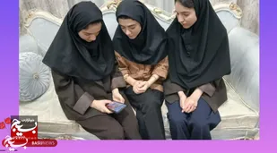 حضور دختران بسیجی آغاجاری درمسابقه علمی نوپایا