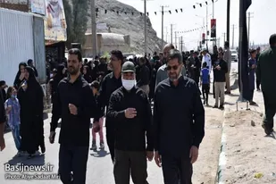 پیاده روی جاماندگان اربعین در زاهدان