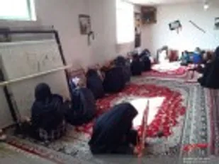 افتتاح کارگاه آموزشی قالیبافی در پایگاه شهیده موسوی روستای آبرومند