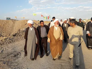 بازدید ائمه جمعه شهرستان شاهرود از محل اجلاسیه شهدا
