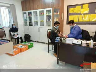 ارائه خدمات بهداشتی و درمانی به روستاییان شهرستان اشتهارد