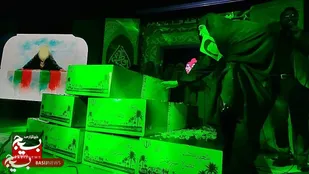 استقبال باشکوه از شهدای گمنام در نهمین اجلاسیه عقیله&zwnj;النساء در رشت