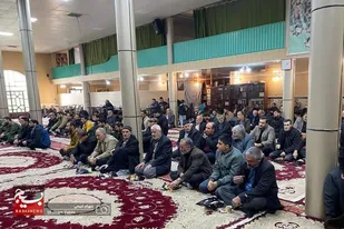 مراسم چهلمین روز درگذشت پاسدار مریم نظری در ملایر برگزار شد
