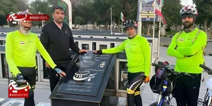 رکاب&zwnj;زنی ۲۹۵ کیلومتری دوچرخه&zwnj;سواران تربت&zwnj;جامی در تجلیل از شهدای خدمت و مقاومت