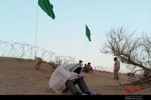 بازدید کاروان راهیان نور همدان از مناطق عملیاتی