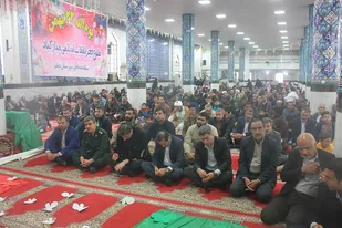 گزارش تصویری از راهپیمایی بارانی دیلم