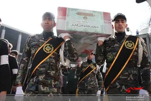 تشییع شهید دریادل جعفر کوهی فایق در شهرکرد
