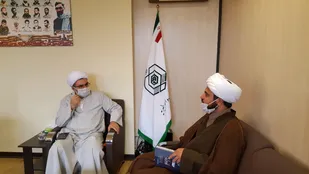 دیدار دبیر قرارگاه شهید شاطری با مدیرکل اوقاف و امورخیریه استان سمنان