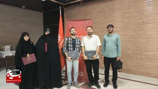 درخشش شبکه برهان بسیج طلاب قم در همایش تجلیل از مبلغان فضای مجازی فعال در دفاع مقدس ۱۲روزه