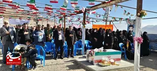 یادواره شهید گمنام در دهستان ریگ