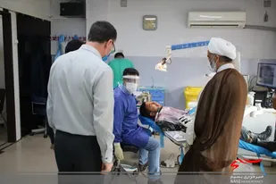 بازدید مسئول دفتر نمایندگی ولی&zwnj;فقیه در سپاه قدس گیلان از روند فعالیت درمانگاه امام سجاد(ع)