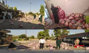 &nbsp;توزیع 50 بسته معیشتی کمک مومنانه در گچساران