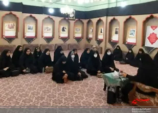 سوگواری شهادت زهرا(س) در مقتل&zwnj; شهدای استان قم