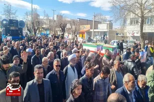تشییع پیکر مطهر شهیدان &laquo;کاظمی و امینی&zwnj;زاده&raquo; در نهاوند