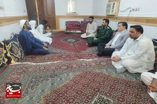 دیدار با خانواده معظم شهید محتشمی نیا در شهرستان کنارک