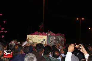 آئین استقبال از شهید گمنام در آبدان
