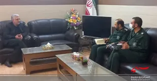 جلسه برگزاری رزمایش فاطمیون در فرمانداری میامی