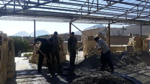اردوی جهادی گروه صادقین سپاه شازند و گردان بسیج کمیل شهر شهباز