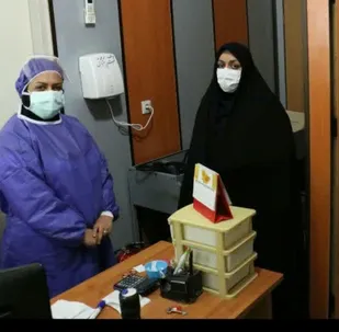 بازدید معاون بهداشتی از مرکز خدمات جامع سلامت و غربالگری COVID 19