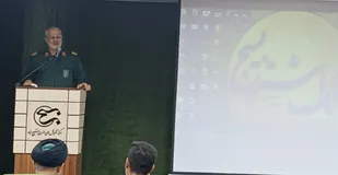سردار فلاحی جانشین فرمانده محترم سپاه حضرت ولیعصر"عج" در جمع پاسداران و بسیجیان شهرستان ایذه