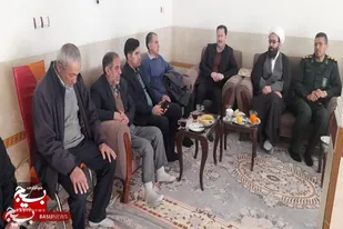 دیدار مسئولان شهرستان بهار با جانبازان سرافراز لالجین+تصاویر