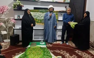 تجلیل و تقدیر از فعالان قرآنی و مذهبی در روستای چاه تلخ شمالی