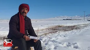 شاعر نصرآبادی با عاشقانه&zwnj;هایش به استقبال زمستان می&zwnj;رود+فیلم و تصاویر