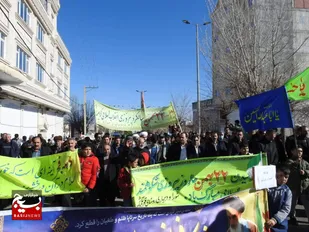 راهپیمایی ۲۲ بهمن با حضور اهالی ولایتمدار بخش کورائیم و مسئولین شهرستانی و بخش کورائیم برگزار گردید.