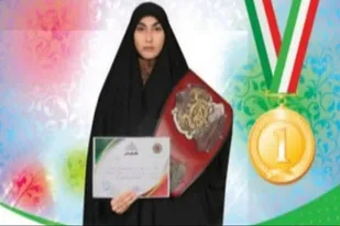 بانوی محجبه اسدآبادی قهرمان استان همدان شد