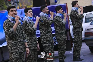 راه اندازی و اجرای زنده ی کاروان "شادی و امید"