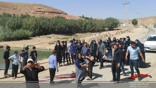 پیاده روی جاماندگان اربعین به سمت امامزاده اسماعیل روستای فراموشجان