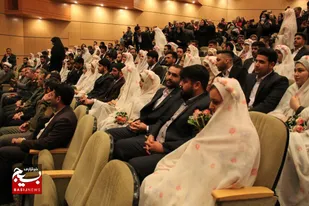 جشن ازدواج آسان 44 با همت سپاه ارومیه برگزار شد