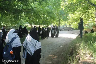 برگزاری همایش پیاده روی بسیجیان سپاه ناحیه همدان
