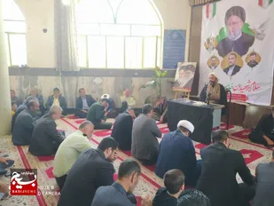 مراسم شهادت رئیس جمهور و همراهانش