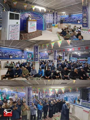 برگزاری آیین عبادی_سیاسی نمازجمعه شهرستان شهیدپرور لالی بایاد شهید مطهری و شهدای معلم