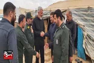 دیدار مسئول بسیج مساجد و محلات و عشایری استان همدان با ایل کوچ&zwnj;رو رحمتی نهاوند