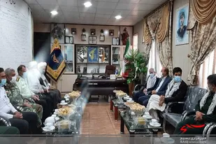 دیدار اعضای شورای تامین شهرستان ایرانشهر با فرمانده سپاه این شهرستان