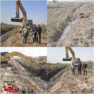 عملیات لایروبی زهکش&zwnj;ها و انهار کشاورزی رامشیر؛ گامی مؤثر در بهبود اراضی و مدیریت منابع آب