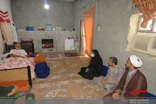دیدار با خانواده شهدا در فنوج