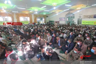 حضور امام جمعه شهرستان خواف در مراسم نمایش اقتدار بسیجیان شهرستان خواف
