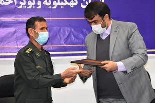 امضاء تفاهم نامه همکاری بین دادسرای عمومی و انقلاب یاسوج با بسیج حقوقدانان سپاه فتح