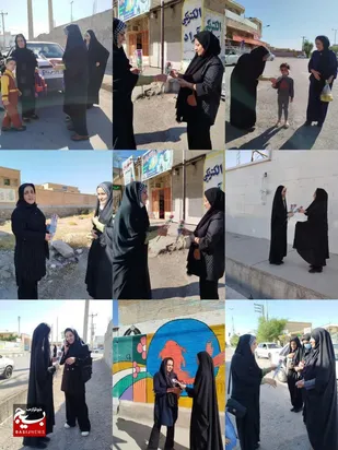 اهدا200شاخه گل به خانم&zwnj;هابه یاد شهدای جنگ دوازده روزه