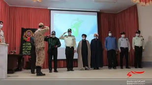 تقدیر از سربازان نمونه در هفته دفاع مقدس در شهرستان تفرش