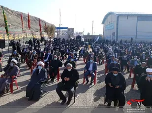 مراسم نخستین سالروز شهادت سردار سلیمانی در پلدختر+تصاویر