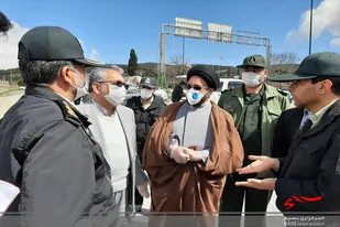 بازدید اعضای ستاد کرونای اسدآباد از کنترل ورودی و خروجی شهر