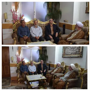 دیدار امام جمعه شاهرود از سه آزاده، جانباز دفاع مقدس+ عکس