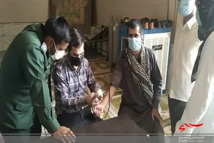 برپایی ایستگاه سلامت به مناسبت هفته دفاع مقدس