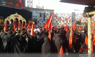 آیین وداع با شهدای&laquo;خان طومان&raquo; در میدان امام حسین(ع) برگزار شد