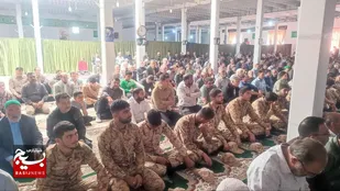 تجلیل از سربازان بسیجی نمونه در فریمان